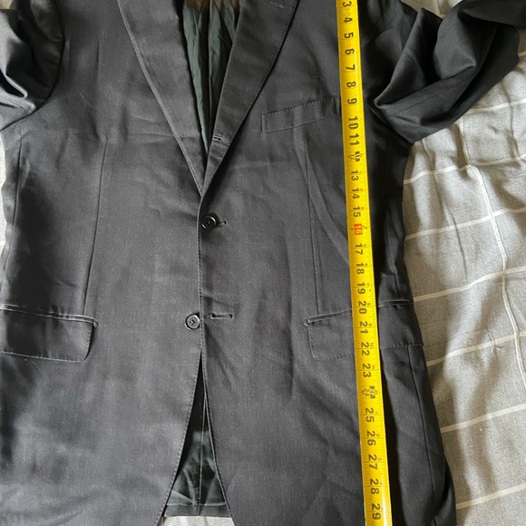 ISAIA NAPOLI "Aquaspider" Gray Suit Jacket 3-2 Button Roll Wool 44 US/54 EU - Picture 6 of 13
